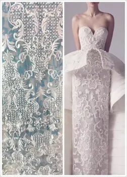 CGL-71418 Embroidery Design Nigerian French Guipure Cord Lace New African Net Lace Fabric White Mesh Tulle Lace for weddding
CGL-71418 Embroidery Design Nigerian French Guipure Cord Lace New African Net Lace Fabric White Mesh Tulle Lace for weddding