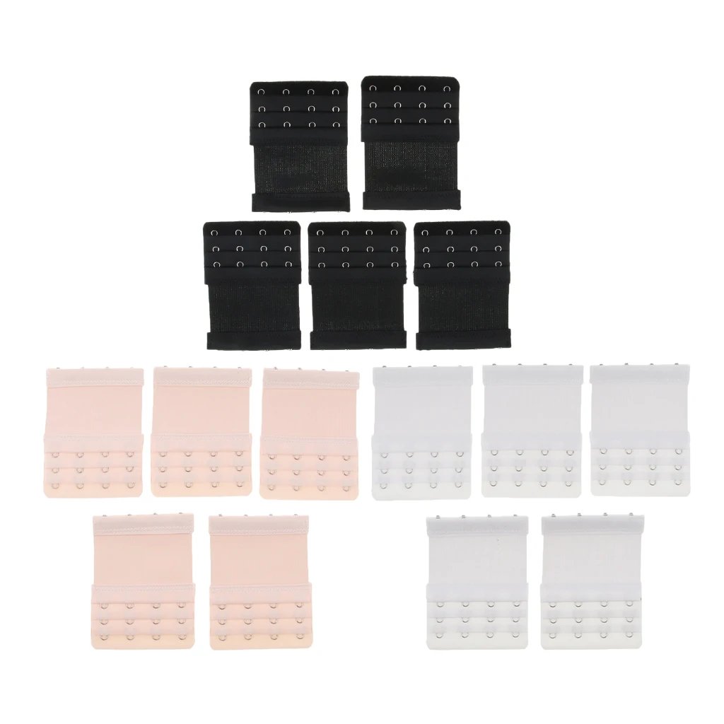 15pcs Adjustable Elastic Bra Extension 4 Hook Bra Extender DIY Bra Extender Women Brassiere Elastic Back Extension Accessories
15pcs Adjustable Elastic Bra Extension 4 Hook Bra Extender DIY Bra Extender Women Brassiere Elastic Back Extension Accessories