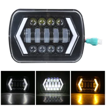 7x6inch 5x7inch Square LED Headlamp with Arrow Angel Eyes DRL Turn Signal Light Fit for Trucks Jeep Wrangler XJ
7x6inch 5x7inch Square LED Headlamp with Arrow Angel Eyes DRL Turn Signal Light Fit for Trucks Jeep Wrangler XJ