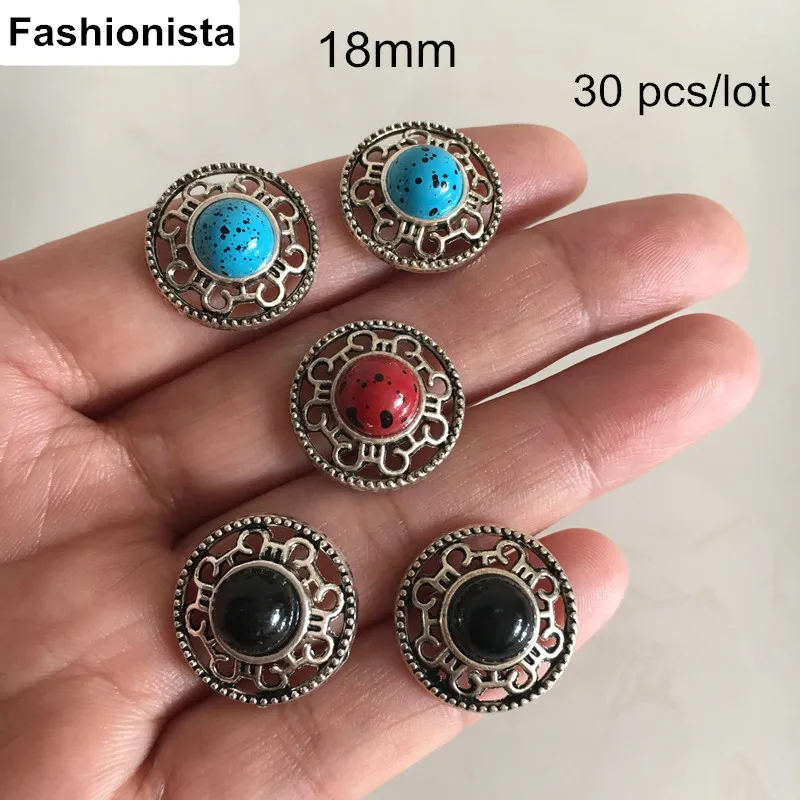 Fashionista - 30 pcs Round Filigree Base Setting With Acrylic Turquoise,Antique Silver Metal Mountings,Black,Red,Blue
Fashionista - 30 pcs Round Filigree Base Setting With Acrylic Turquoise,Antique Silver Metal Mountings,Black,Red,Blue