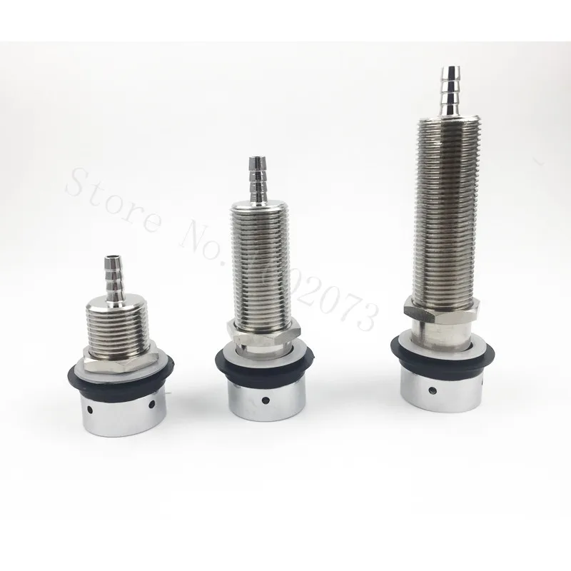 Homebrew Beer Tap Kegerator Faucet Draft Nipple Shank Assembly panel nut, Balck plastic flange and Faucet connector
Homebrew Beer Tap Kegerator Faucet Draft Nipple Shank Assembly panel nut, Balck plastic flange and Faucet connector