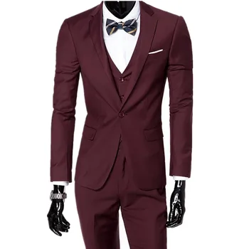 2020 New Men Suits One-Buckle Brand Suits Jacket Formal Dress Men Suit Set Men Wedding Suits Groom Tuxedos (Jacket+Pants+Vest)
2020 New Men Suits One-Buckle Brand Suits Jacket Formal Dress Men Suit Set Men Wedding Suits Groom Tuxedos (Jacket+Pants+Vest)
