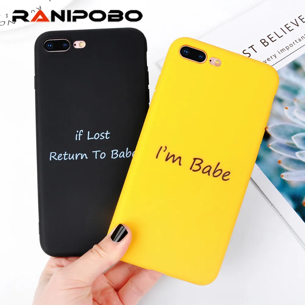 Funny Cartoon letter Phone Case For iphone X XS XR XS Max 7 6 6S 8 8 plus Lovely words Soft TPU Candy Color Back Cover Capa Gift
Funny Cartoon letter Phone Case For iphone X XS XR XS Max 7 6 6S 8 8 plus Lovely words Soft TPU Candy Color Back Cover Capa Gift