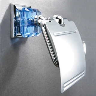 Modern Polishing Copper Paper Holder Blue Crystal Base Waterproof Tissue Chrome Finish Wall Mount Bathroom Accessories Mp71
Modern Polishing Copper Paper Holder Blue Crystal Base Waterproof Tissue Chrome Finish Wall Mount Bathroom Accessories Mp71