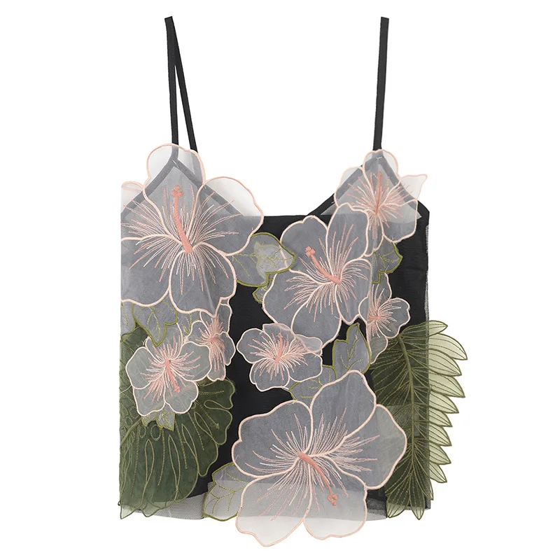 2018 early summer fashion new transparent lace three-dimensional flowers dark green shirt
2018 early summer fashion new transparent lace three-dimensional flowers dark green shirt