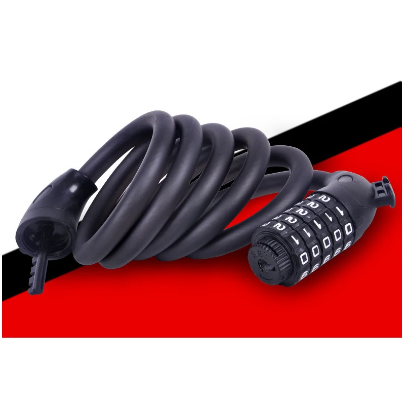 BicycleLock 5 Digit Code Combination Antitheft Bicycle Security Lock Steel Cable Cycling Bicycle Lock
BicycleLock 5 Digit Code Combination Antitheft Bicycle Security Lock Steel Cable Cycling Bicycle Lock