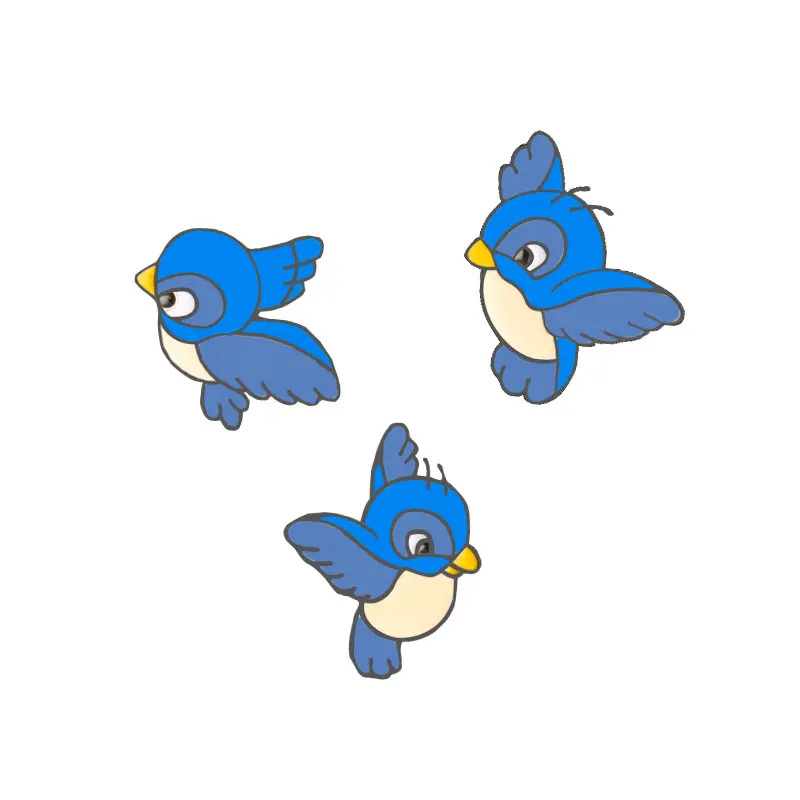 Charm 1-3 pieces Of Blue Bird Pin Cute Animal Brooch For Women Jewelry Blue birds Family Three Lapel Pins Shirt Bag Hat Badge
Charm 1-3 pieces Of Blue Bird Pin Cute Animal Brooch For Women Jewelry Blue birds Family Three Lapel Pins Shirt Bag Hat Badge