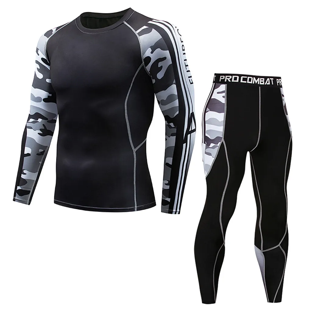 Hot Underwear Men Brand Tracksuit Quick drying Men Gym Clothes Man Compression Thermal Underwear Set Long Jan10
Hot Underwear Men Brand Tracksuit Quick drying Men Gym Clothes Man Compression Thermal Underwear Set Long Jan10