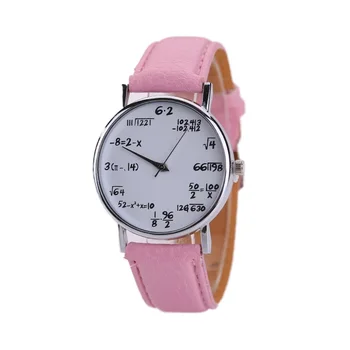 Wristwatch Watch Women Math Formula Equation Dial Faux Leather Quartz Wrist Watch Colors
Wristwatch Watch Women Math Formula Equation Dial Faux Leather Quartz Wrist Watch Colors