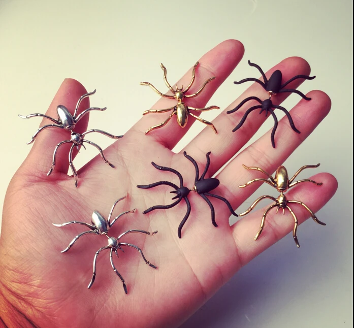2016 Fashion Exaggerated Gothic Punk Cool 3D Cuff Earring Stereo cute Fashion Spider Earrings Black Brincos Ear cuff Earrings
2016 Fashion Exaggerated Gothic Punk Cool 3D Cuff Earring Stereo cute Fashion Spider Earrings Black Brincos Ear cuff Earrings