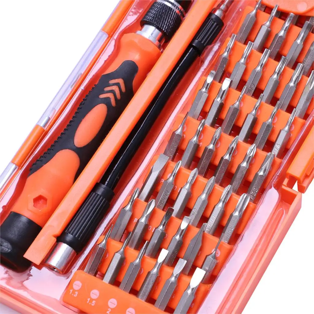 62 in 1 Precision Screwdriver Set with 56 Bit Magnetic Screwdriver Kit Professional Electronics for Mobile phone Repair Tool set
62 in 1 Precision Screwdriver Set with 56 Bit Magnetic Screwdriver Kit Professional Electronics for Mobile phone Repair Tool set