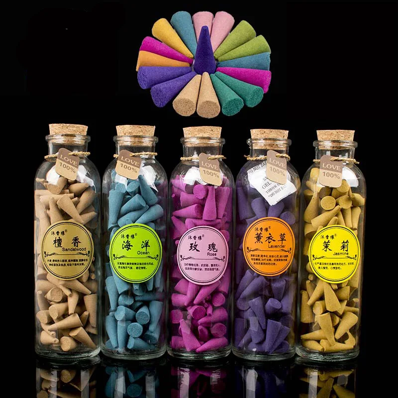 About 128Pcs Glass Bottle Package Tower Incense Cones
About 128Pcs Glass Bottle Package Tower Incense Cones