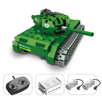 QH - 8011 2.4G Remote Control Military Tank 453PCS Model Building Blocks Semi-Finished Product Vehicle Blocks Toy
QH - 8011 2.4G Remote Control Military Tank 453PCS Model Building Blocks Semi-Finished Product Vehicle Blocks Toy