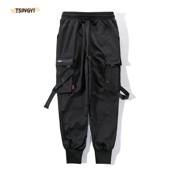 Tsingyi Hip Hop Black Pencil Pants Men Cargo Pants Streetwear Men Pockets Harem Joggers 2019 Summer Fashion Ribbon Mens Pant
Tsingyi Hip Hop Black Pencil Pants Men Cargo Pants Streetwear Men Pockets Harem Joggers 2019 Summer Fashion Ribbon Mens Pant