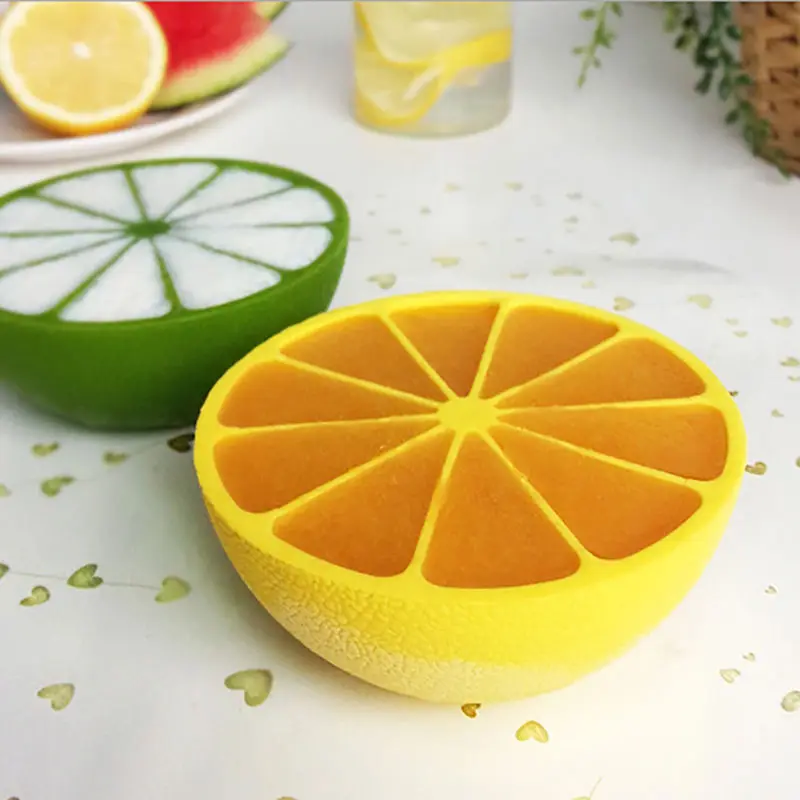 DIY 3D Lemon Shaped Ice Cube Maker Ice Mold Tray Eco-Friendly Plastic Freeze Ice Cube Tray Frozen Pudding Soap Mold Maker
DIY 3D Lemon Shaped Ice Cube Maker Ice Mold Tray Eco-Friendly Plastic Freeze Ice Cube Tray Frozen Pudding Soap Mold Maker