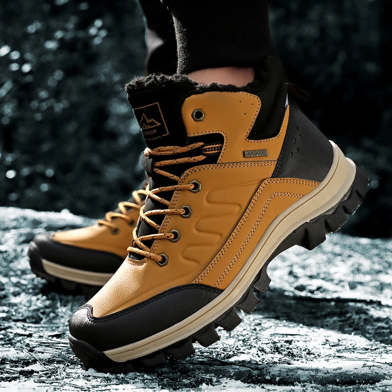 HUMTTO Waterproof Hiking Shoes Men Winter Fluff Hiking Boots Male Tactical Army Boots Keep Warm Mountain Climbing Camping Shoes
HUMTTO Waterproof Hiking Shoes Men Winter Fluff Hiking Boots Male Tactical Army Boots Keep Warm Mountain Climbing Camping Shoes