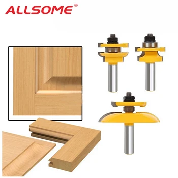 3Pcs 1/2'' Shank Rail & Stile Ogee Blade Cutter Panel Cabinet Router Bits Set Milling cutter Power Tools Door knife Wood Cutter
3Pcs 1/2'' Shank Rail & Stile Ogee Blade Cutter Panel Cabinet Router Bits Set Milling cutter Power Tools Door knife Wood Cutter