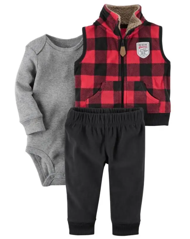 2019 spring autumn baby boy girl clothes set long sleeve o-neck jacket+pant+rompers newborn outfit infant clothing new born suit 
2019 spring autumn baby boy girl clothes set long sleeve o-neck jacket+pant+rompers newborn outfit infant clothing new born suit