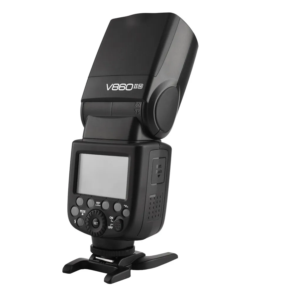 Godox V860II-N V860N II I-TTL HSS 2.4G Build-In Transceiver Li-ion Battery Flash for Nikon
Godox V860II-N V860N II I-TTL HSS 2.4G Build-In Transceiver Li-ion Battery Flash for Nikon