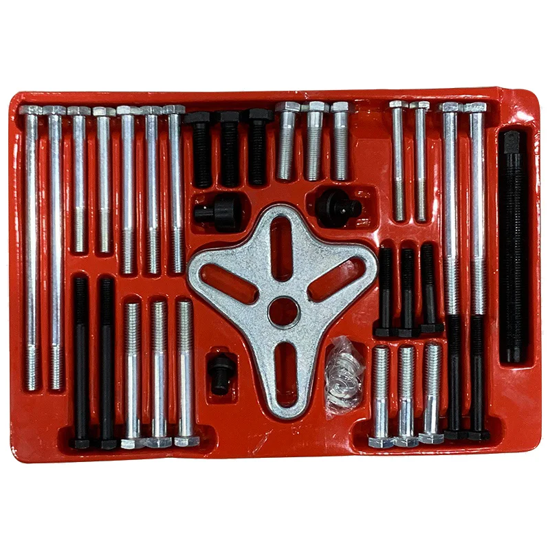Flywheel Puller (46 Piece), Complete Crankshaft Pulley Puller, Steering Wheel Puller Automotive Director Removal Tool Set Spec
Flywheel Puller (46 Piece), Complete Crankshaft Pulley Puller, Steering Wheel Puller Automotive Director Removal Tool Set Spec