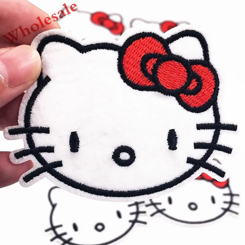 10PCS Red Bow Hello Kitty Cat girls Embroidered Patch Iron on Sewing on Applique Patch Clothes Shoes Bags DIY Badges Patches
10PCS Red Bow Hello Kitty Cat girls Embroidered Patch Iron on Sewing on Applique Patch Clothes Shoes Bags DIY Badges Patches