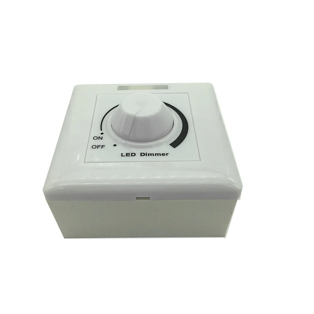 2pcs LED Dimmer 12-24V Manual Switch 30A PWM Knob Operating Switch for Dimmable LED 5050 2835 Light Bulb LED strips
2pcs LED Dimmer 12-24V Manual Switch 30A PWM Knob Operating Switch for Dimmable LED 5050 2835 Light Bulb LED strips