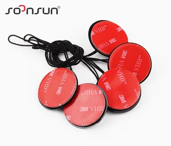 

SOONSUN 5pcs/lot Safety Insurance Tether Straps With Sticker Mounting Kit for GoPro Hero 3 4 5 6 7 2018 for SJCAM for Xiaomi Yi