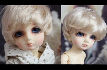 BJD doll hair wigs golden High-temperature wire angel curly short wigs for 1/4 BJD MSD MDD doll natural curly wigs
BJD doll hair wigs golden High-temperature wire angel curly short wigs for 1/4 BJD MSD MDD doll natural curly wigs