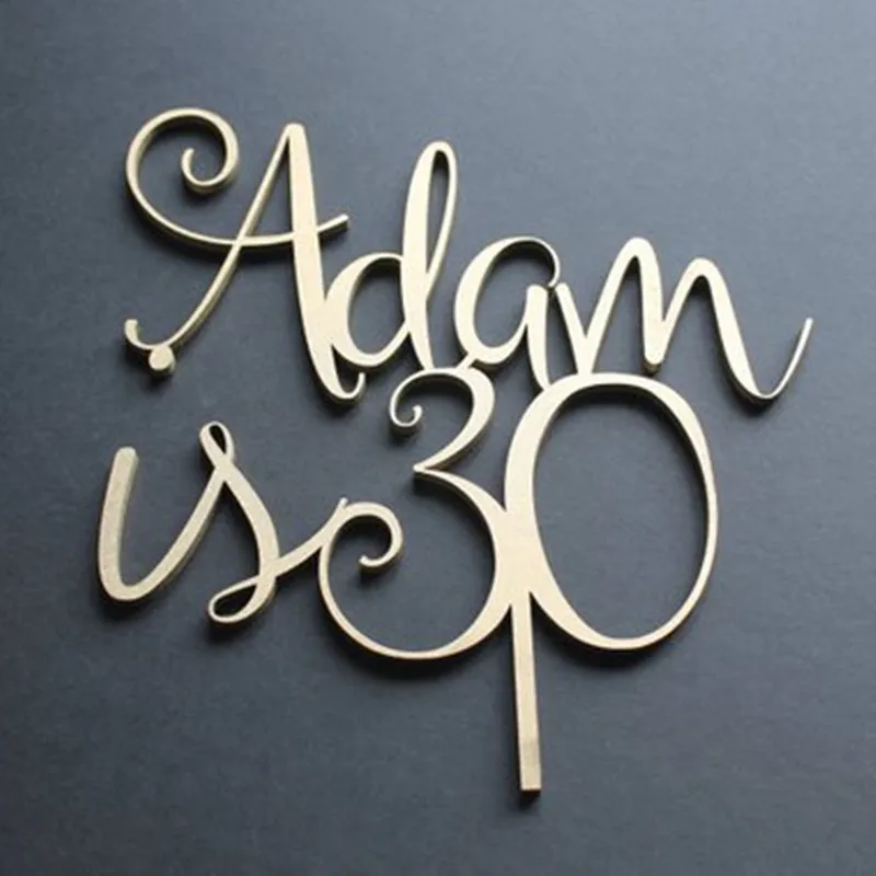 Personalized Wooden Cake Topper Birthday Custom Personalised Name Age Acrylic Rose Gold Mirror
Personalized Wooden Cake Topper Birthday Custom Personalised Name Age Acrylic Rose Gold Mirror