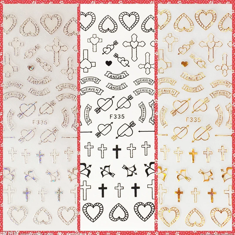 1 Sheet Empty Solid Cross Arrows Heart Angel Wings Line Draw Self-Adhesive Nail Art Stickers DIY F335# Top-Grade Packing
1 Sheet Empty Solid Cross Arrows Heart Angel Wings Line Draw Self-Adhesive Nail Art Stickers DIY F335# Top-Grade Packing