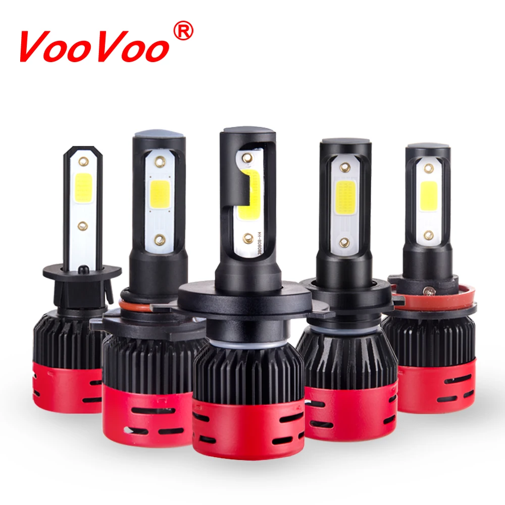 VooVoo 2Pcs H4 LED Car Headlights 72W 8000LM COB Auto Headlamp Bulbs LED H7 H1 H3 H4 H11 H8 H9 9012 HIR2 H 7 Far and Near Lights
VooVoo 2Pcs H4 LED Car Headlights 72W 8000LM COB Auto Headlamp Bulbs LED H7 H1 H3 H4 H11 H8 H9 9012 HIR2 H 7 Far and Near Lights