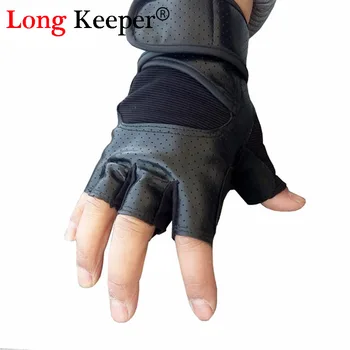 Long Keeper 2016 New Leather Glove Half-Finger Glove Gym Mittens Men tatica guante High Quality Brand Designer G-77
Long Keeper 2016 New Leather Glove Half-Finger Glove Gym Mittens Men tatica guante High Quality Brand Designer G-77