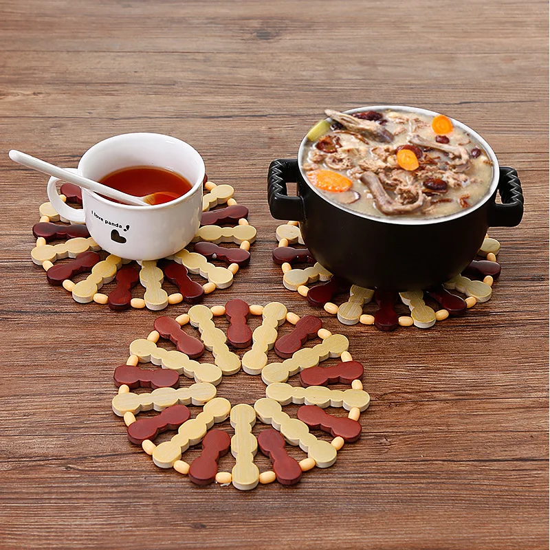 Bamboo Thermal Isolation Mat Bowl Tea Cup Sandpot Mat table mat coasters placemat table mats for dining table
Bamboo Thermal Isolation Mat Bowl Tea Cup Sandpot Mat table mat coasters placemat table mats for dining table