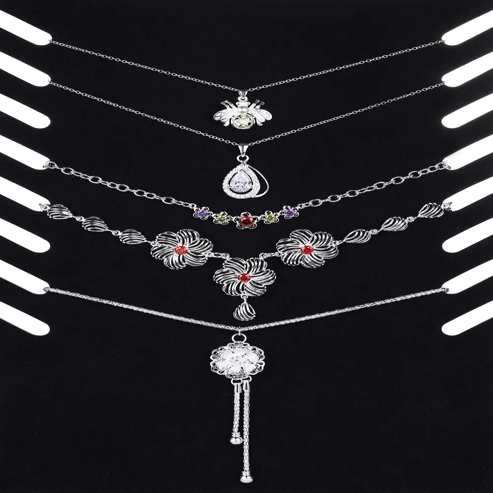 Silver Color Flower With Clear CZ Pendant Necklace for Women Fashion Jewelry Wedding Accessories
Silver Color Flower With Clear CZ Pendant Necklace for Women Fashion Jewelry Wedding Accessories