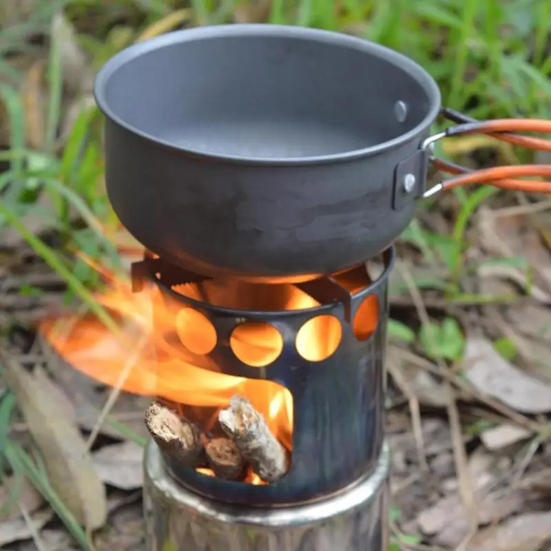 Outdoor Portable Camping Stove Portable Stainless Steel Wood Stove Camping Equipment
Outdoor Portable Camping Stove Portable Stainless Steel Wood Stove Camping Equipment