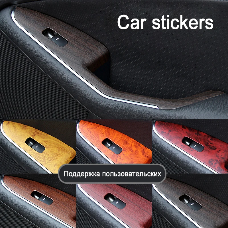 Image 300cm*30cm New car door and central control panel Car Sticker Waterproof change color DIY Styling Wrap roll sticker hot sell CB