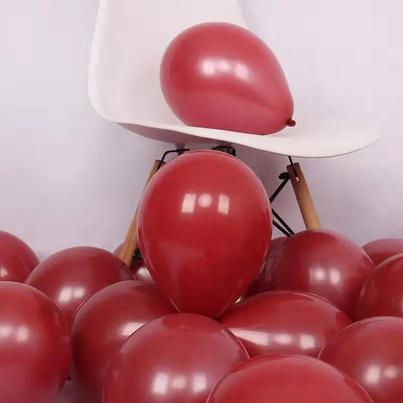 Фото 10 шт. дюймов 2 г красные латексные шарики для свадебного украшения детский душ с