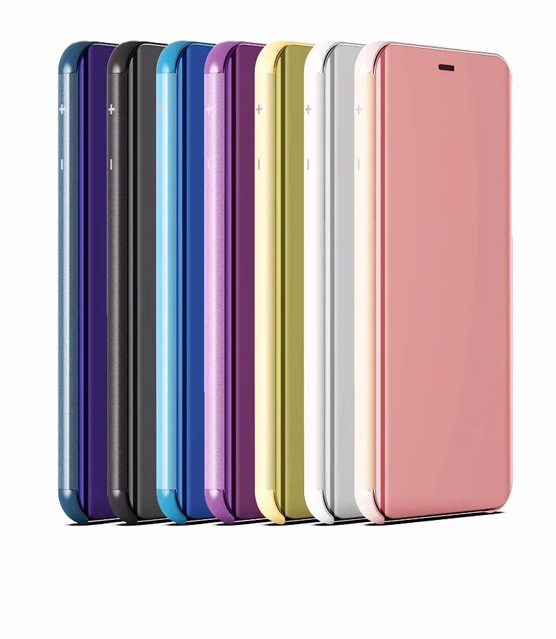 50pcs/lot Clear View Flip Cover Mirror Stand Leather+PC Cover case For Samsung A7 2018 A750 A9 2018 J4 Plus J6 Plus J2 Core A6s
50pcs/lot Clear View Flip Cover Mirror Stand Leather+PC Cover case For Samsung A7 2018 A750 A9 2018 J4 Plus J6 Plus J2 Core A6s