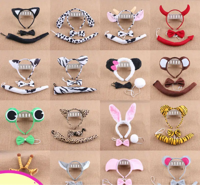 3pcs/ set for sale ears tail Bow Children days party accessories lovely animal cartoon clothes Dress up Cosplay show/party set
3pcs/ set for sale ears tail Bow Children days party accessories lovely animal cartoon clothes Dress up Cosplay show/party set