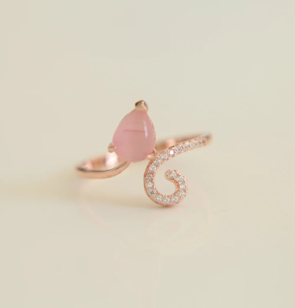 Hot Sale 925 Silver rose gold color factory promotion stock pink stone women ladies jewelry rings
Hot Sale 925 Silver rose gold color factory promotion stock pink stone women ladies jewelry rings