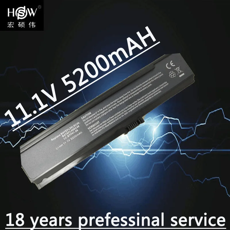 6Cells new laptop battery for Acer Aspire 3000 3030 3050 5000 5500 BATEFL50L6C40 BATEFL50L6C48 3UR18650Y-2-QC261 Bateria akku
6Cells new laptop battery for Acer Aspire 3000 3030 3050 5000 5500 BATEFL50L6C40 BATEFL50L6C48 3UR18650Y-2-QC261 Bateria akku