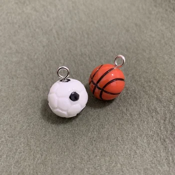 50PCS Resin Simulation Football Baketball Sports Pendant DIY Accessories Charms Handmade Necklace Keychains Earrings
50PCS Resin Simulation Football Baketball Sports Pendant DIY Accessories Charms Handmade Necklace Keychains Earrings