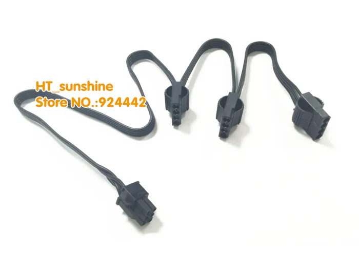 6 pin 6Pin PCI-E male к 3 IDE Molex 4Pin модульный кабель адаптера питания для Corsair AX1200 |