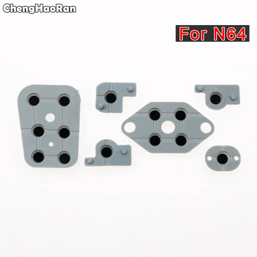 ChengHaoRan for Nintendo N64 Controller Joy Pad Conductive Rubber Button Silicone Pad Replacement Repair Parts
ChengHaoRan for Nintendo N64 Controller Joy Pad Conductive Rubber Button Silicone Pad Replacement Repair Parts