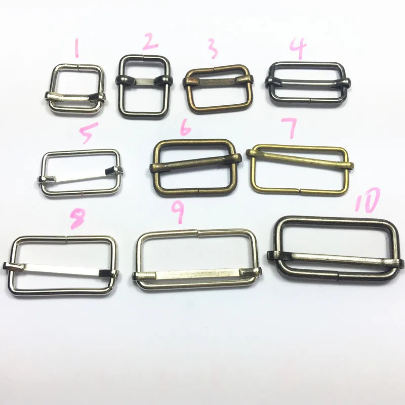 10pcs/Lot Metal Buckles Diy Accessory Decorative Ribbon Slides Tri-glides Wire-formed Roller Pin Buckles Strap Slider Adjuster
10pcs/Lot Metal Buckles Diy Accessory Decorative Ribbon Slides Tri-glides Wire-formed Roller Pin Buckles Strap Slider Adjuster