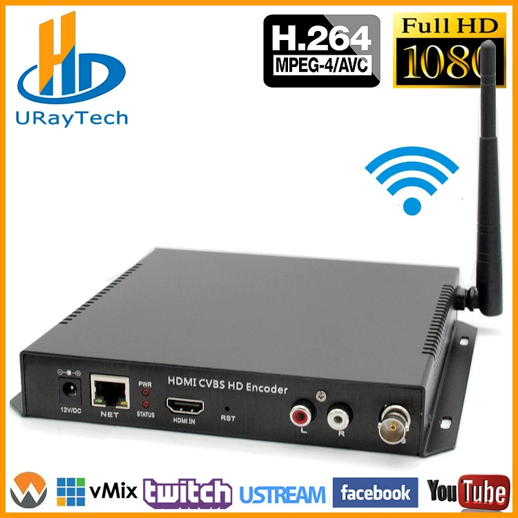 DHL Free Shipping HDMI + CVBS /BNC Wifi Encoder H.264 With 1 channel HDMI & CVBS Input
DHL Free Shipping HDMI + CVBS /BNC Wifi Encoder H.264 With 1 channel HDMI & CVBS Input