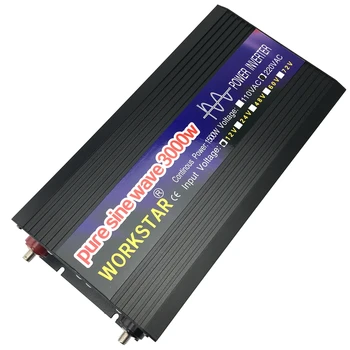 WORKSTAR Peak 3000W Pure Sine Wave OFF Grid DC12V/24V to AC220V 50HZ/60HZ Power Inverter House-use Converter for Solar System
WORKSTAR Peak 3000W Pure Sine Wave OFF Grid DC12V/24V to AC220V 50HZ/60HZ Power Inverter House-use Converter for Solar System