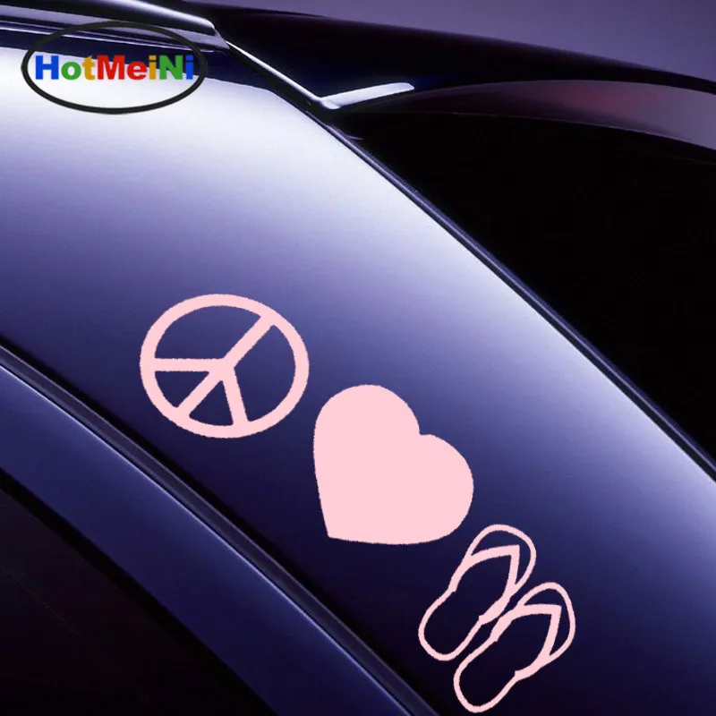 HotMeiNi 10 Color Factory Outlets Car Sticker Heart Shape Peace Sign Flip-flops Car Styling Waterproof Reflective Vinyl Decal
HotMeiNi 10 Color Factory Outlets Car Sticker Heart Shape Peace Sign Flip-flops Car Styling Waterproof Reflective Vinyl Decal