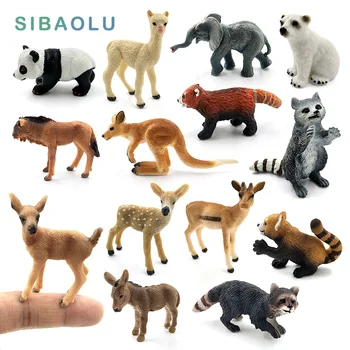Panda Elephant Raccoon Kangaroo Alpaca Deer Bear Donkey figurine Simulation animal Model home decor fairy garden accessories
Panda Elephant Raccoon Kangaroo Alpaca Deer Bear Donkey figurine Simulation animal Model home decor fairy garden accessories