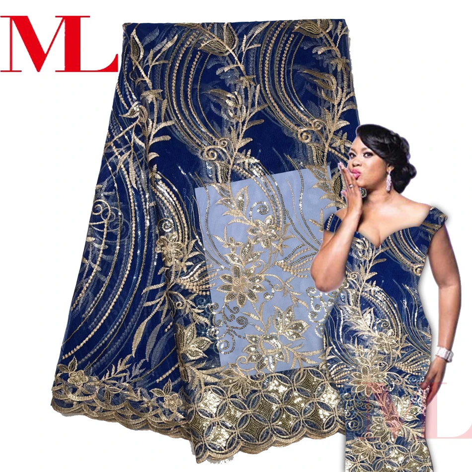 ML 5Yards 2018 Latest French Nigerian Laces Fabrics High Quality Sequins Tulle African Laces Fabric Wedding French Tulle Lace
ML 5Yards 2018 Latest French Nigerian Laces Fabrics High Quality Sequins Tulle African Laces Fabric Wedding French Tulle Lace